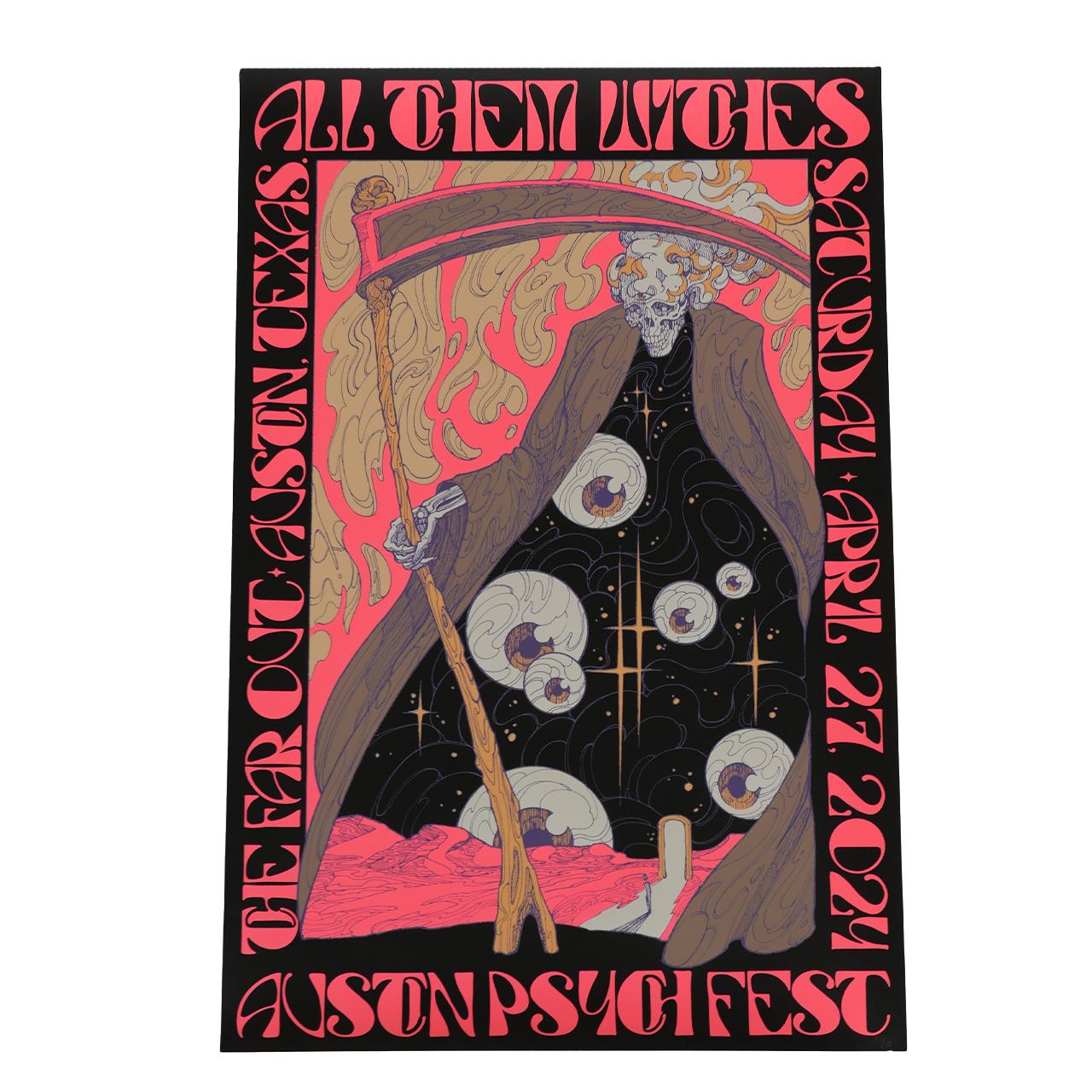 April 27th Austin, TX Poster - Pink