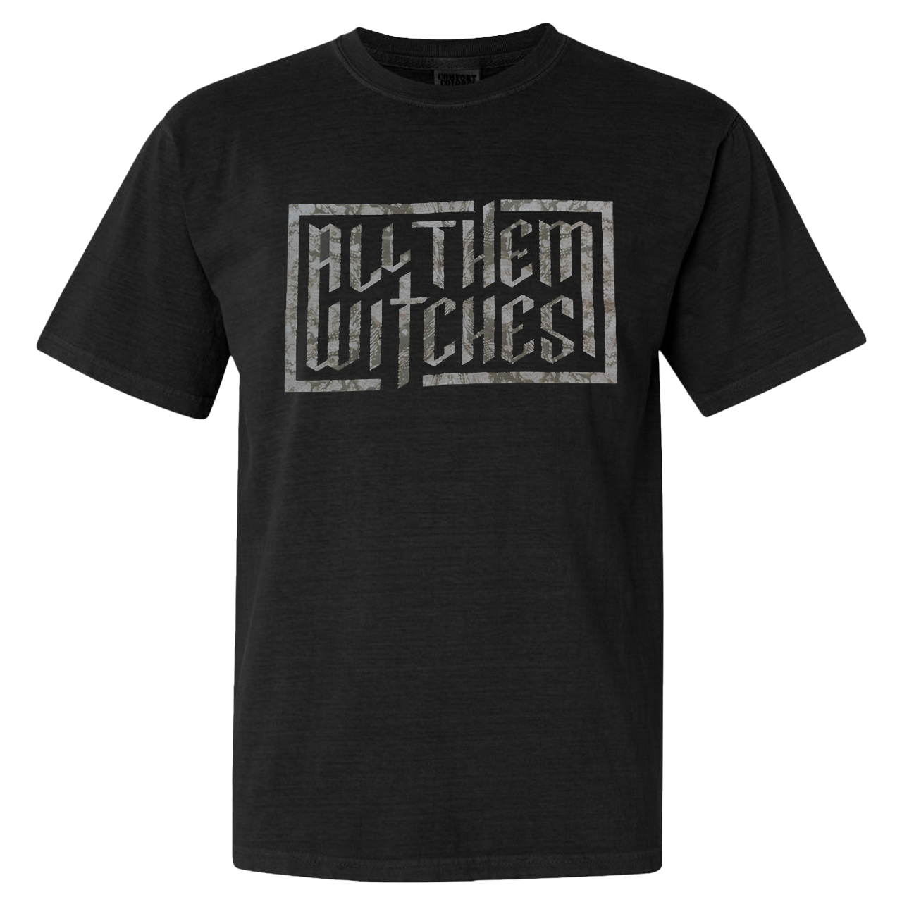 Black Stamp Logo Tee